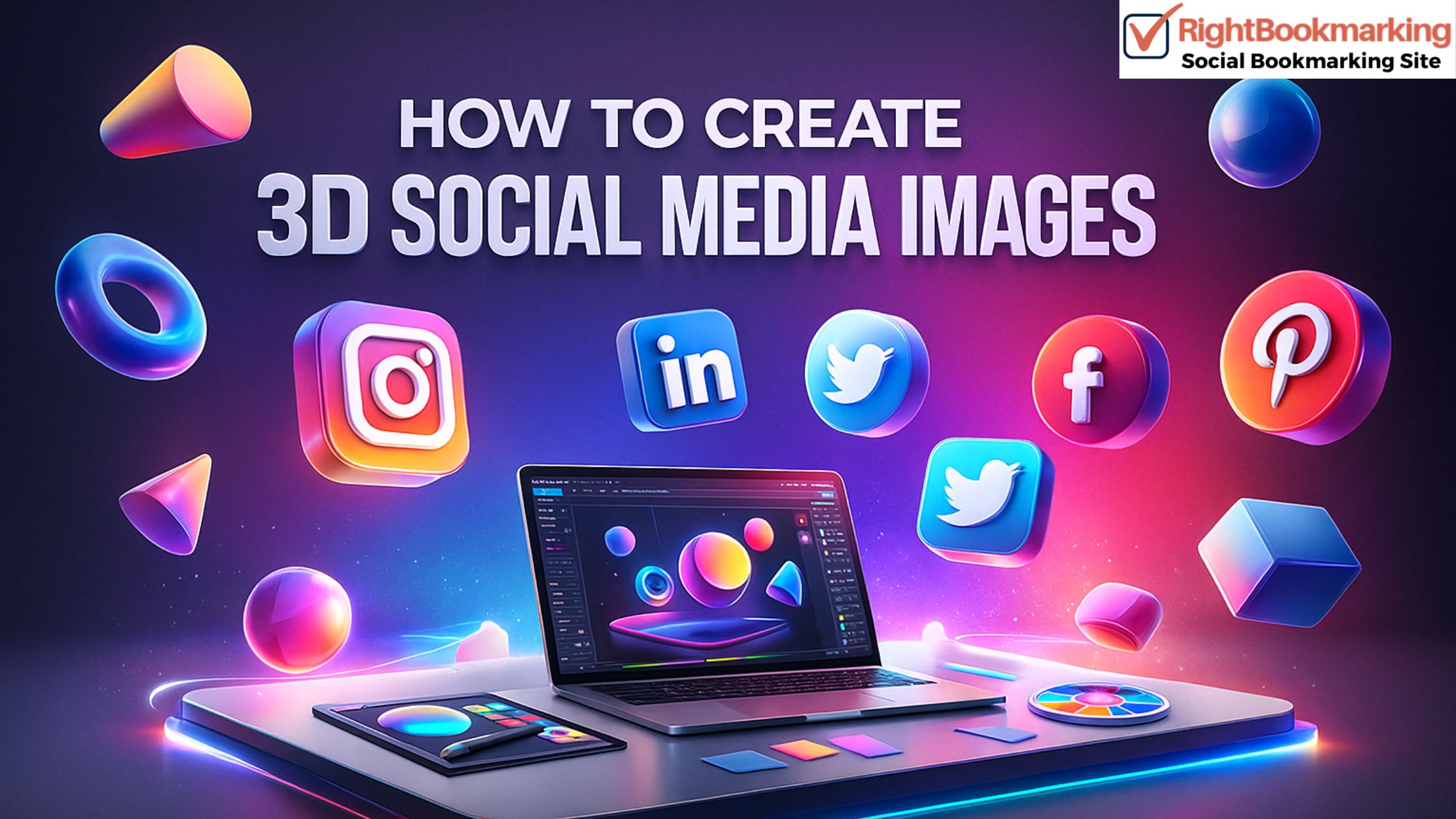 How to Create 3D Social Media Images (Tools, Tips, Steps & Best Practices)